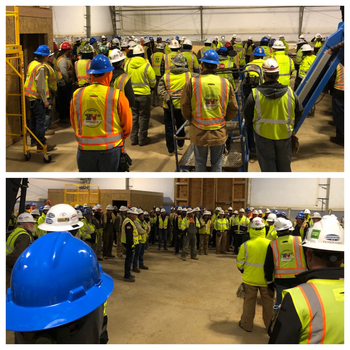 BooneRepair's tweet image. A safe job site is our top priority and with more and more workers onsite it's important to bring everyone together at our monthly safety meetings to emphasised safety around the job site and what is expected for each and every employee. @TVAnews #BooneDam