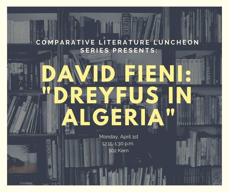 CMLIT_PSU's tweet image. Happy #April! Don&apos;t miss SUNY Professor David Fieni&apos;s Luncheon Speech today!