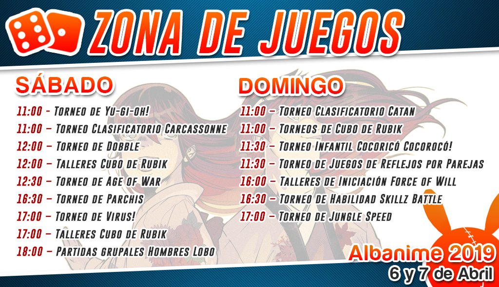Albanime's tweet photo. En la zona de juegos de #Albanime no te aburrirás ni un solo instante. Comparte con tus amigos una partida a cualquiera del centenar de juegos que tendremos disponibles, o participa en los torneos que realizaremos a lo largo de todo el fin de semana. https://t.co/hzTijkApsh https://t.co/4RQL5RuZc8