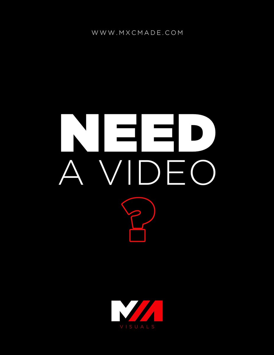 MxcMade's tweet image. Do you need a video? Hit us up at mxcmade.com/visuals and place your order today! Tag a friend 📲

#MacMade #MMVisuals #brand #blackandwhite #color #art #friends #retweet #style #amazing #twitter #lifestyle #design #video
