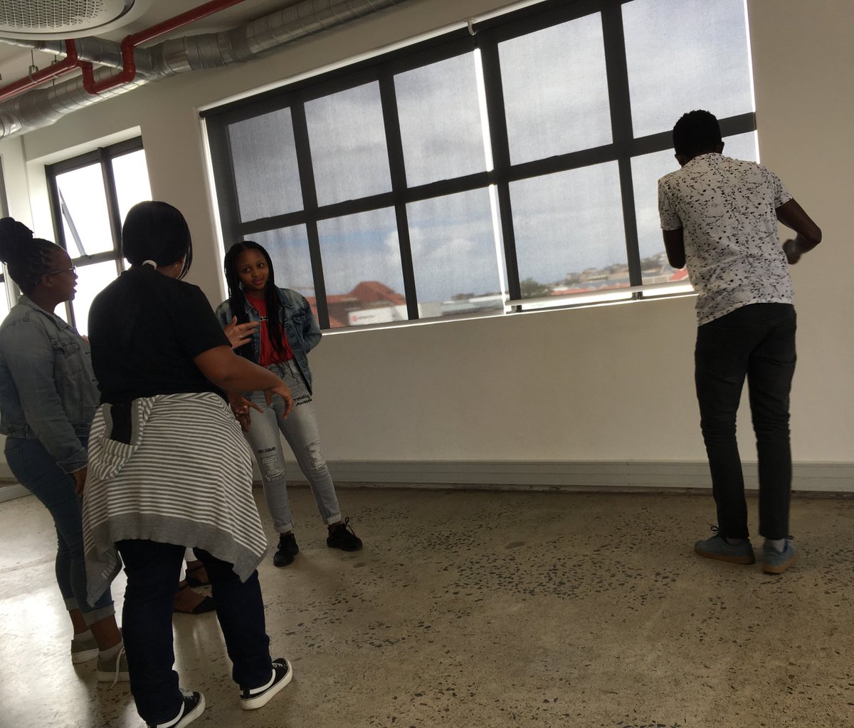 project_codeX's tweet photo. Some epic #bodystorming plays today about #scrum values as part of our onboarding workshop for our new cohort. #courage and a lot of #focus https://t.co/wA6gPlG46N