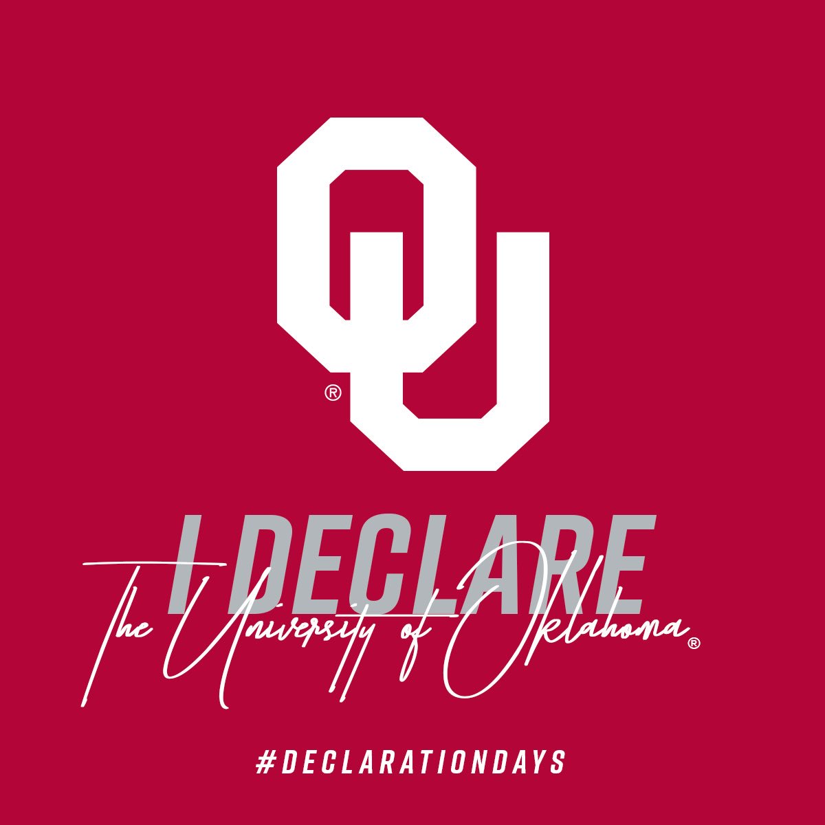 hofmeistu's tweet photo. #declarationdays #ou2019 #boomersooner https://t.co/z66k4ou2e8