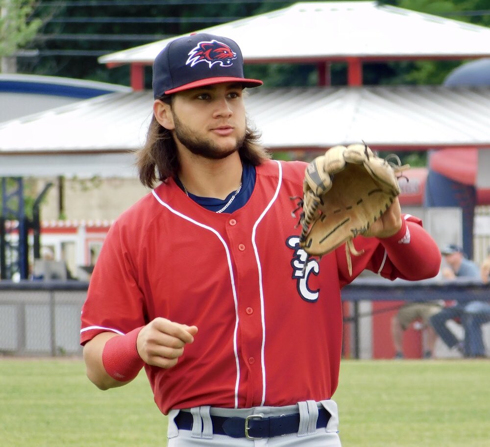 HERDchronicles's tweet photo. Two of the newest #Bisons, Bo Bichette and Cavan Biggio. #3daystoOpeningDay https://t.co/OQ66TQwIP6