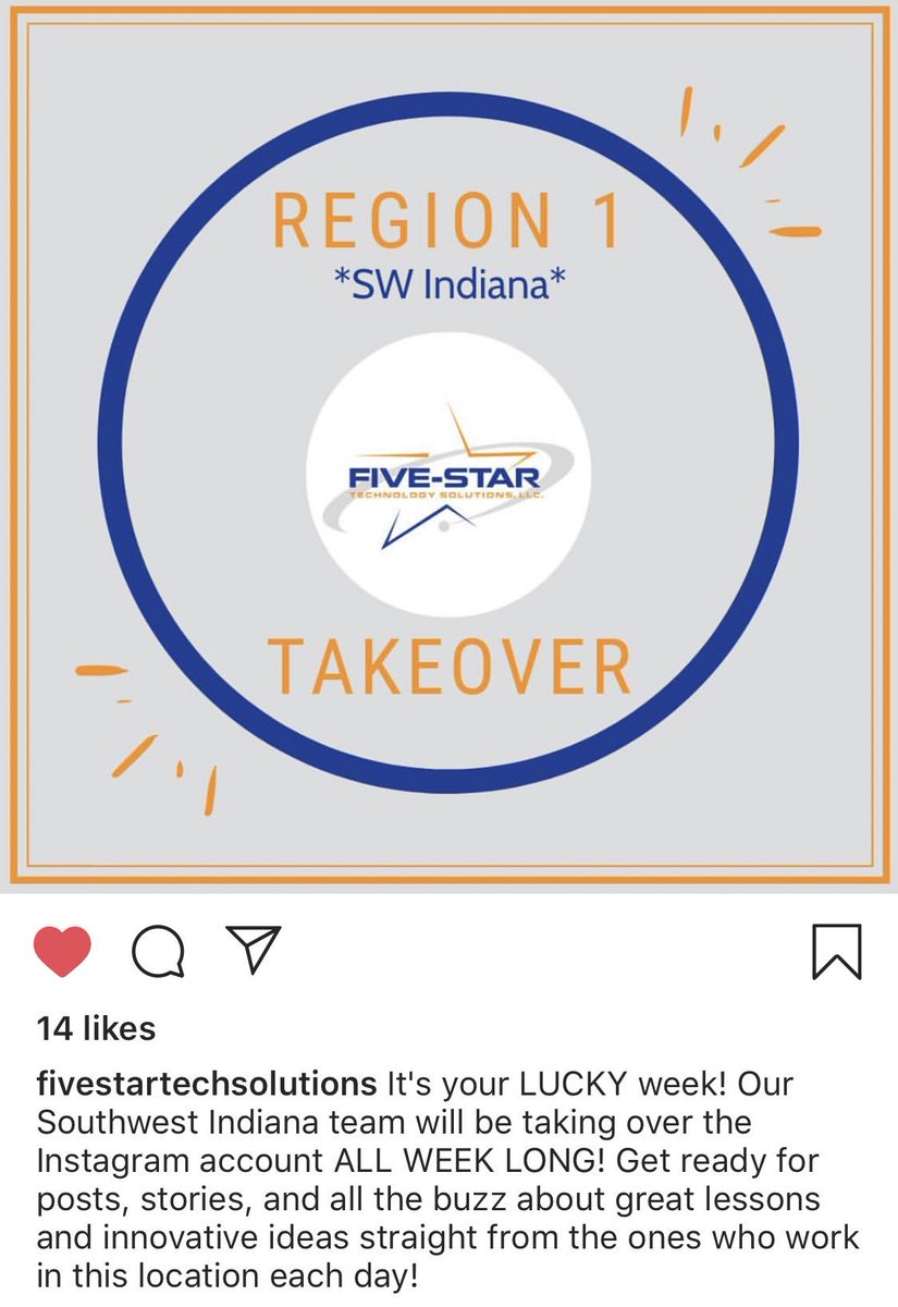 Hey friends👋
Go follow “fivestartechsolutions” on Instagram to see amazing things my @Five_StarTech team are doing to help integrate tech &amp; create awesome learning experiences in classrooms! #WeAreFiveStar 

instagram.com/p/BvsIyEghaz-/…

#INeLearn #ditchbook #gttribe #FlipgridFever