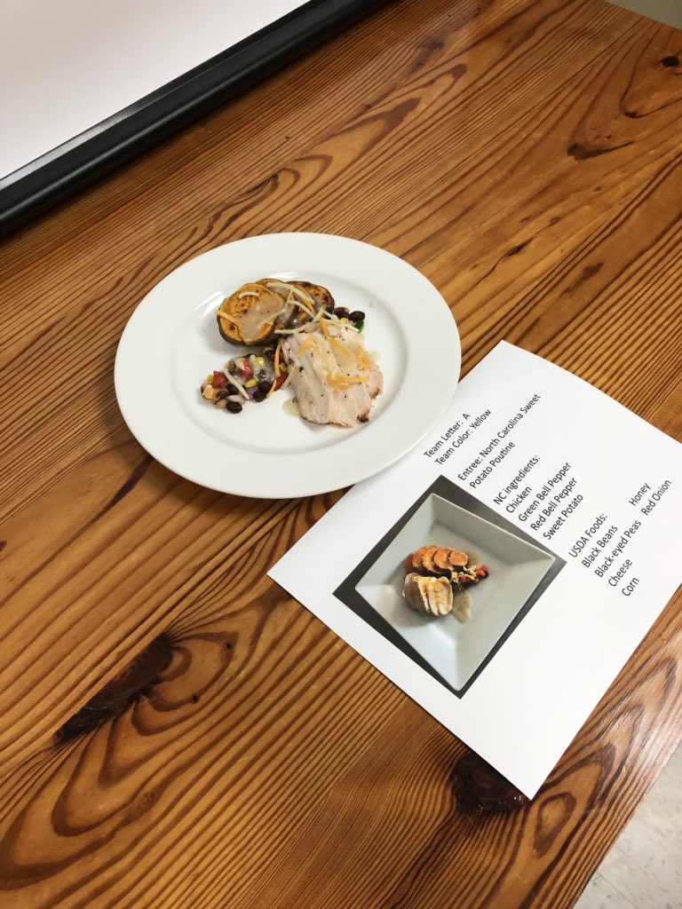 Imallaboutthef1's tweet photo. @KBreweur @CTEforNC @NcacteE  Jr. Chef Competition! @chccs https://t.co/N9eG3J19Lt