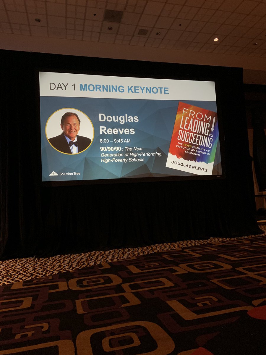 COSDeKalbCounty's tweet photo. Excited to be listening to @DouglasReeves @SolutionTree leadership now conference. 90/90/90 The Next Generation of High-Performing High Povery Schools #leadernow I love learning more as a professional. https://t.co/aBbLmIU5Fg