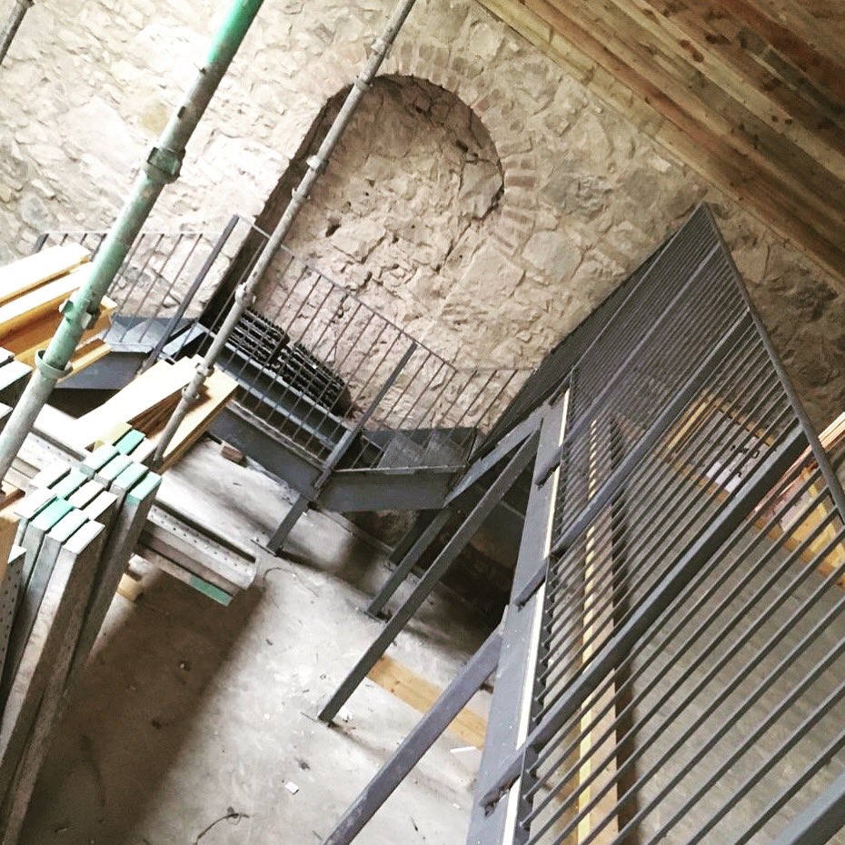 Stirling Distillery (@stirlinggin) on Twitter photo No more dodgy #ladder for us - that’s the #mezzanine stairs in! #Stirling #newdistillery No more dodgy #ladder for us - that’s the #mezzanine stairs in! #Stirling #newdistillery
