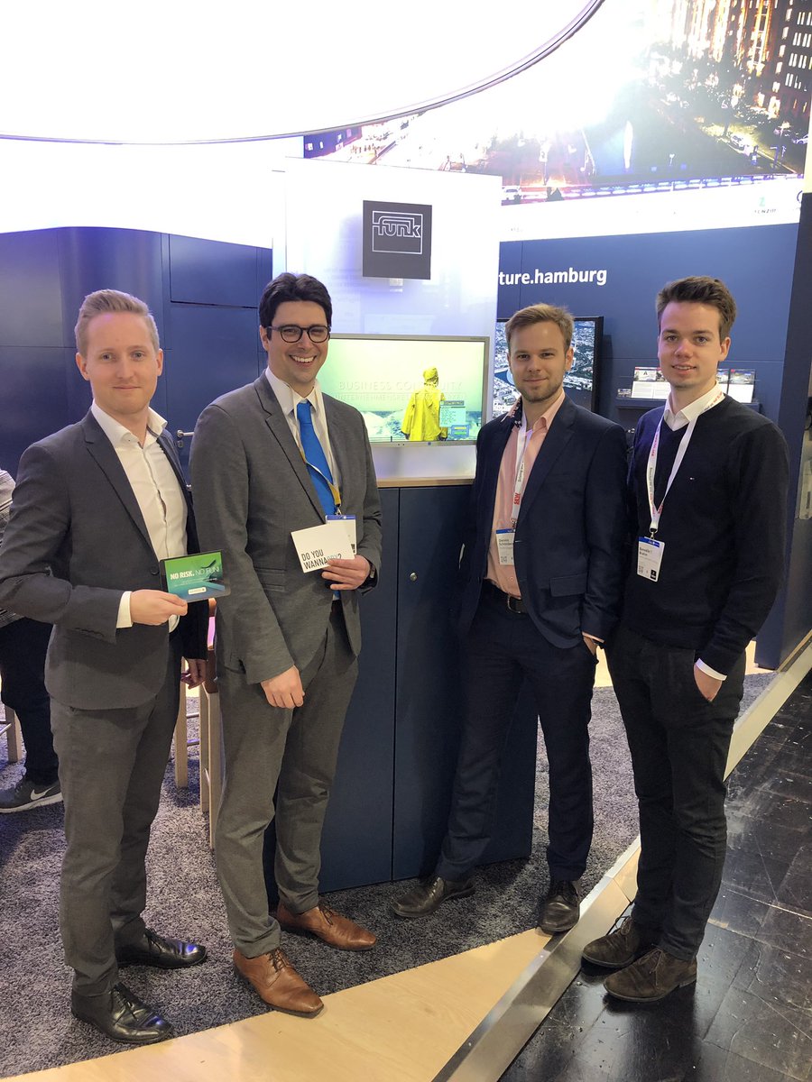 funkeventeer's tweet photo. #funk_gruppe at #HM19 today with our #innovative #businessdevelopment Team #beyondinsurance https://t.co/NGhSwQzagv