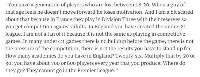 StuC3's tweet photo. Wenger - you have a generation of players who are lost between 18-20.. https://t.co/Lw470HwrWh