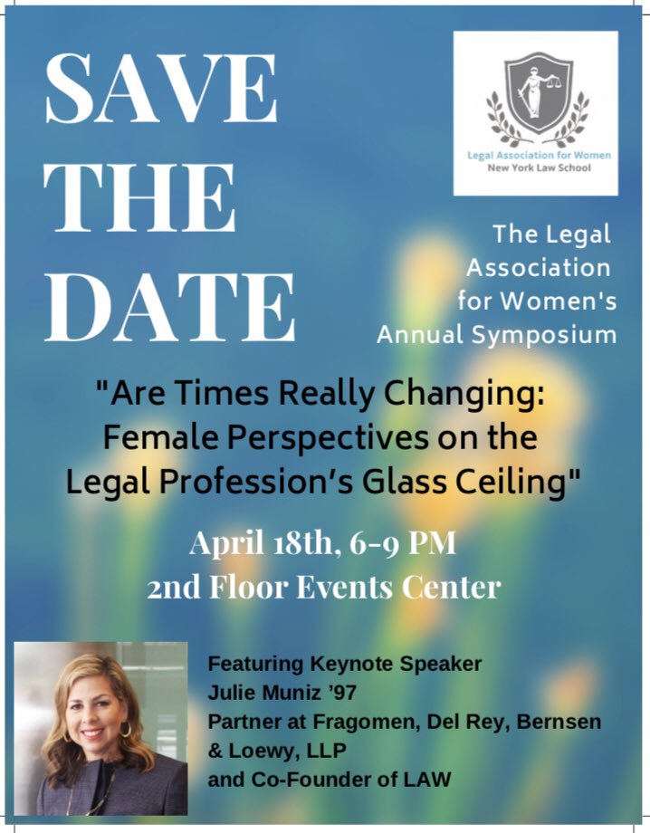 Nyls_LAW's tweet photo. Are Times Really Changing? This question and so many more will be discussed at our annual symposium! See you there! https://t.co/Lp3O7teeVc