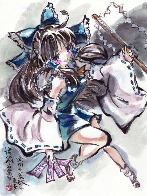 青霊夢のtwitterイラスト検索結果