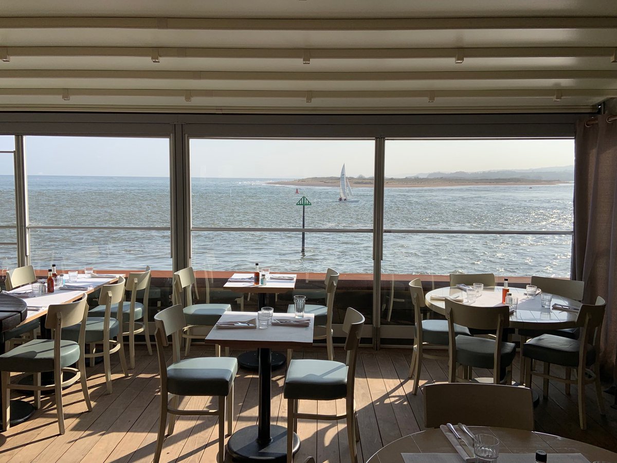 Lovely workplace on a Monday lunch ⁦<a href="/RockfishExmouth/">rockfishexmouth</a>⁩