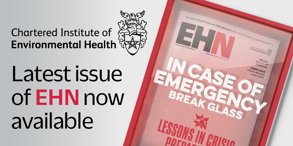 The_CIEH's tweet photo. The April edition of #EHN is now available! If you can't wait for your copy to arrive in the post you can view the digital edition via MyCIEH now! #EnvironmentalHealthNews https://t.co/9f3xDkapqq