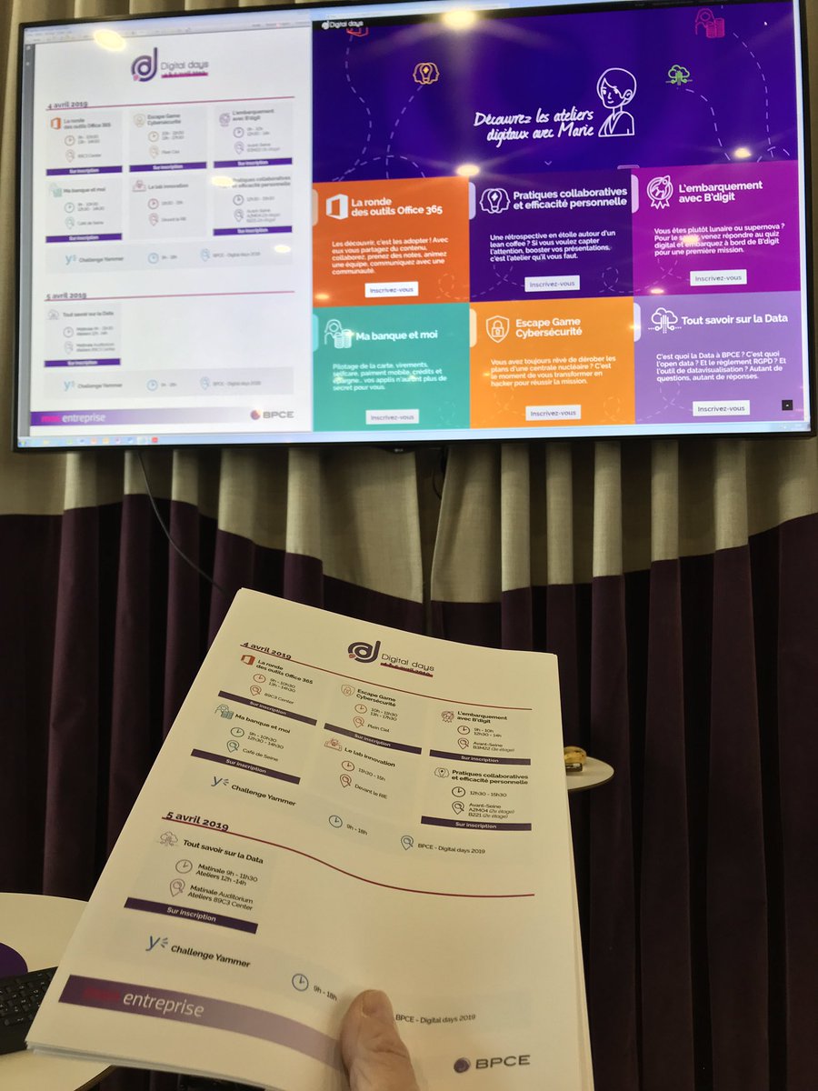 GNakach's tweet photo. #DigitalDaysBPCE ça commence chez BPCE https://t.co/CJfi0TUe9J