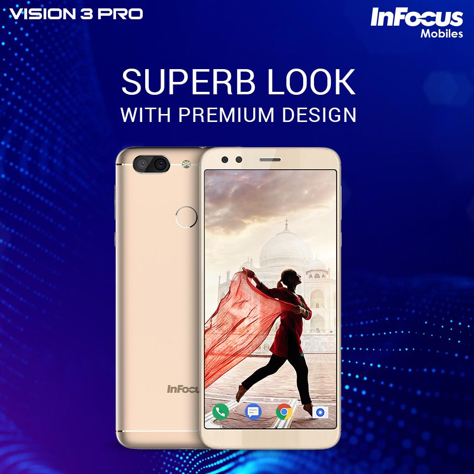 InFocus_IN's tweet image. #Vision3Pro is designed with the Uni-Metal body which gives this #InFocusSmartphone a classy look &amp;amp; feel. 
Own this smartphone at: amzn.to/2HM7mCX
