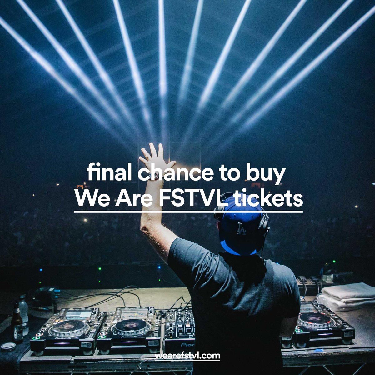 Last chance to get your <a href="/WeAreFSTVL/">wearefstvl</a> tickets! Don’t forget to use our discount code DEFINED at checkout 🥳

Tickets: wearefstvl.com