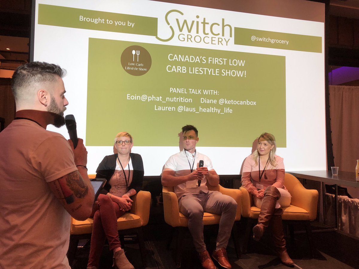 lowcarbshow's tweet photo. Thank you so much to our AMAZING guest speakers: Diane from @KetoCanBox , Eoin from Phat Nutrition &amp; Lauren ! 🙌You were all amazing on Saturday and thank you for sharing your inspiring stories ✨Special thanks to our wonderful host @peterlaneas 🙌 The audience loved you! 💞 https://t.co/1bOD9oUTGM