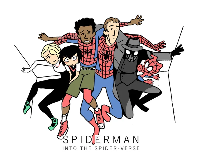 みんなが仲良しでかわいかったシーン
#スパイダーバース #SpiderVerse 