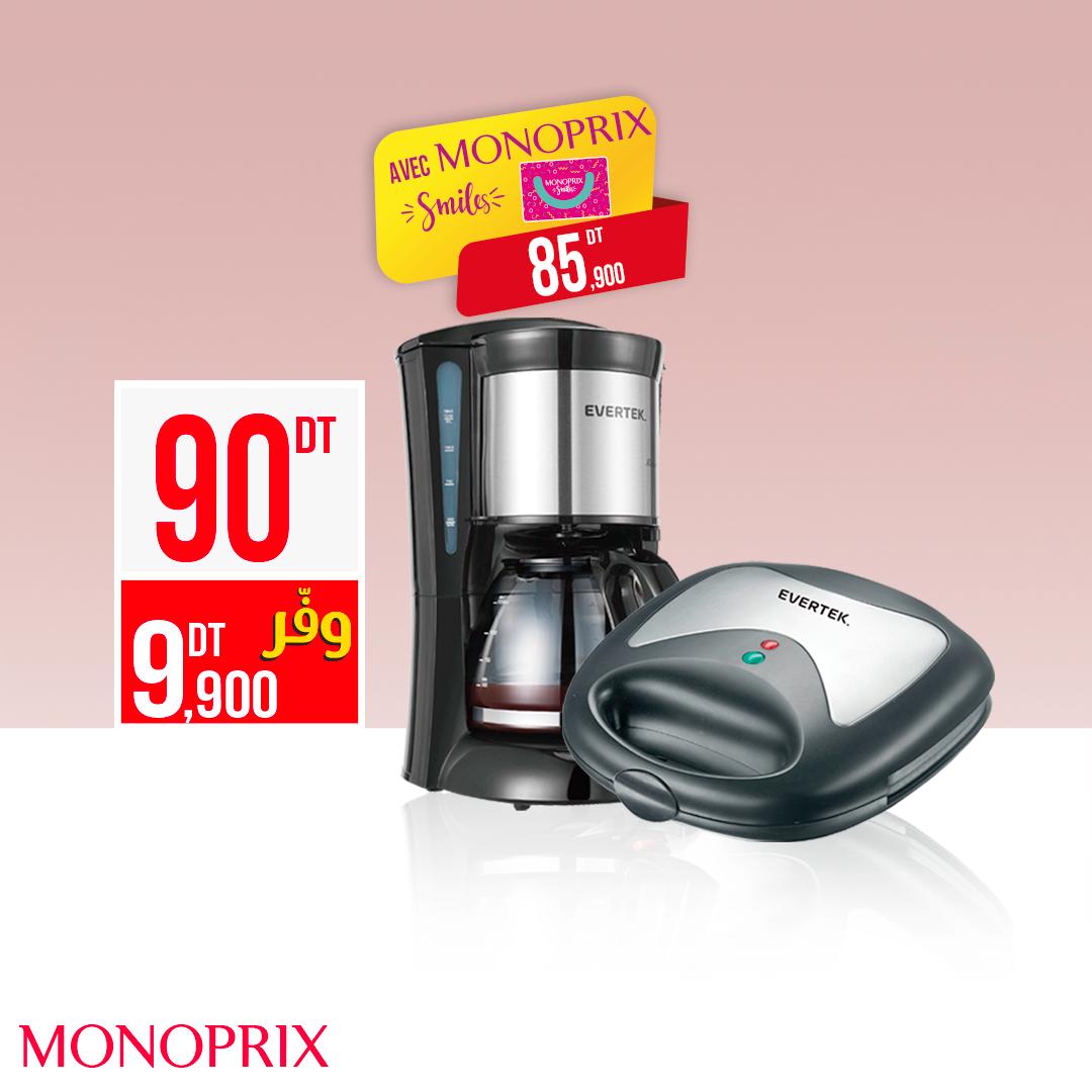 مونوبري يشارككم فرحة العمربالأسوام إلي تفرح العرايس ! 
من 26 مارس حتى 21 أفريل 2019 ، الـpack petit déjeuner EVERTEK بـ90 د وبالكارطة Smiles يولي بـ85,900 د أكهو !! 
وهكا توفرو 9,900 د !! 
bit.ly/Catalogue_Mari…