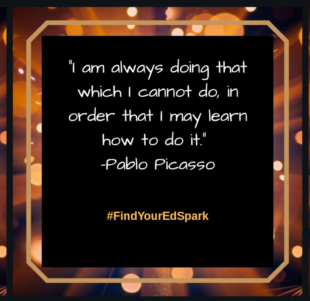 KristieHEnnis's tweet photo. Do something you aren't comfortable with today, something that stretches you. Learn from what it tells you about yourself. #MondayMotivation #JustDoIt @SparkEd_LLC https://t.co/zZcb6RcDEq