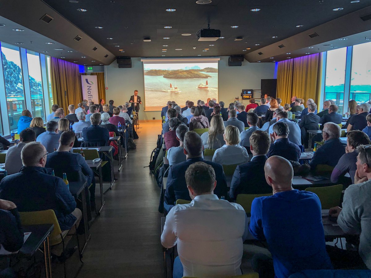 nofima's tweet photo. #Lofotfishing: Over 1⃣0⃣0⃣ attendees at our research seminar on the Norwegian fisheries industry. Topics included: #sustainability #quotas #fishquality #technology #fishcrime #integrity https://t.co/ynWNnfGCHT