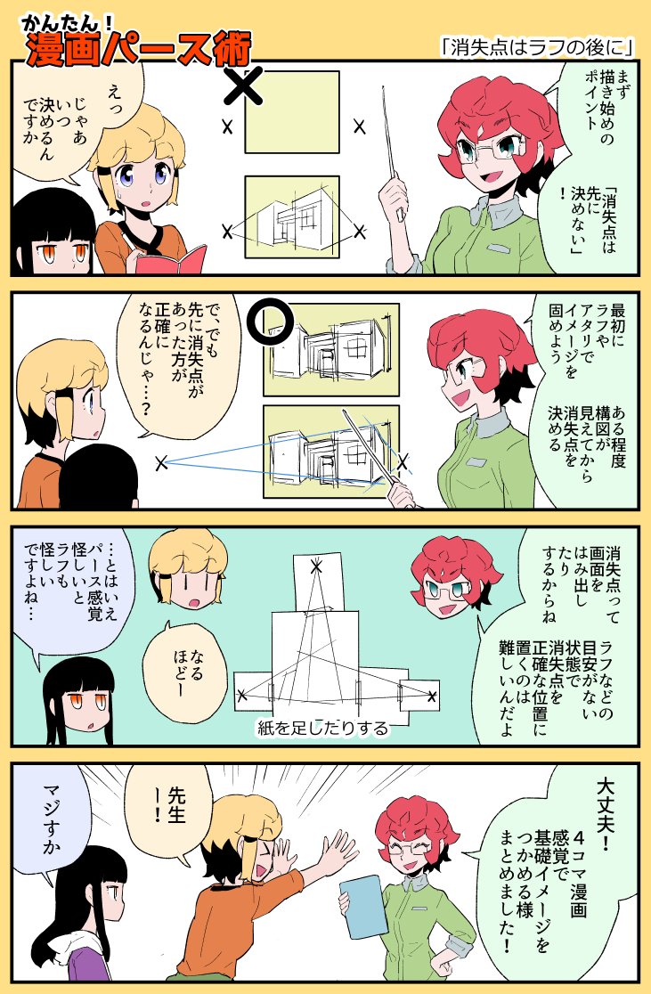 かんたん 漫画パース術