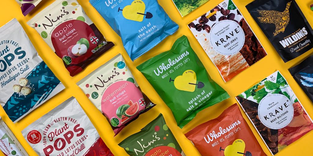 WIN! We’ve joined other brands changing the realms of ordinary snacking! A mega bundle of 25 packs of the extraordinarily different. To enter, RT &amp; FOLLOW <a href="/wildingsnacks/">Wilding Snacks</a>, <a href="/kravesnacks/">KRAVE Snacks</a>, <a href="/wholesums/">WholeSum</a>, <a href="/plantpopssnacks/">Plant Pops - the ultimate snacksperience 💥</a> &amp; @nimsfruitcrisps. Closes 9am, 4th April. UK only. #FreebieFriday
