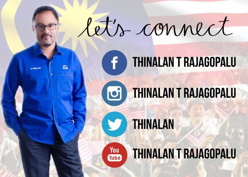 Let's Connect with me for more updates 

Facebook facebook.com/thinalan.rajag…

Instagram instagram.com/thinalantrajag…

Twitter
x.com/thinalan

Youtube
youtube.com/channel/UCpRfa… <a href="/BNYVMY/">BN Youth Volunteers 🇲🇾</a> <a href="/SubashCBose6/">Ts. Dr. Subash Chandrabose M.Arumugam</a> @PPUMOnline <a href="/umnoonline/">UMNO Online</a> <a href="/MCAHQ/">MCA</a> <a href="/DPPMalaysia/">Pemuda PAS Malaysia</a> <a href="/barisanasional/">Barisan Nasional</a> <a href="/SinarOnline/">SinarHarian</a>