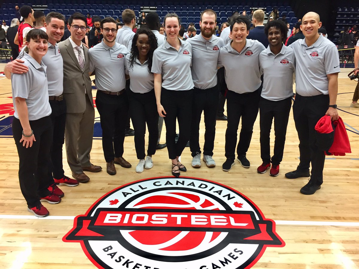 MaryLalancette's tweet photo. Year 5️⃣: 2019 BioSteel All-Canadian Basketball Game Performance Staff
.
.
.
Huge thank you going out to this year’s incredible integrated support team for helping to make this year’s event a success - Could not have asked for a better staff! #PerformanceStaff #AthleticTherapy https://t.co/yptYgh9D8x