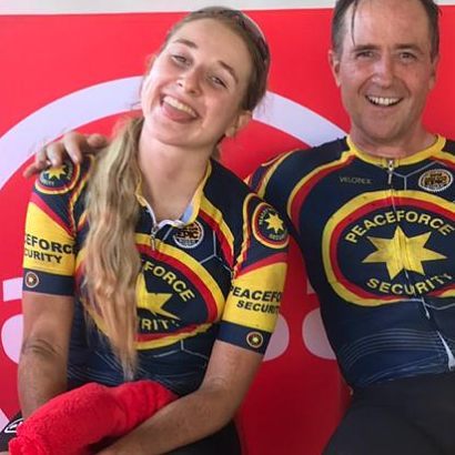 VelotexSA's tweet image. Check this InTheBunch article out: "Teenager Groenewald delighted to complete Epic after late confirmation
inthebunch.co.za/2019/03/teenag…" Well done Thana and dad Willem in their Peaceforce Security Velotex PolyVent jerseys! #peaceforce #velotex #polyvent #absacapeepic #absa #inthebunch