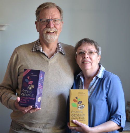 Maurice &amp; Hilary were the lucky winners of the <a href="/dorsetcereals/">dorset cereals</a> to WIN a stay at the farmhouse.  They loved visiting @NTCorfeCastle &amp; <a href="/NTKingstonLacy/">NTKingstonLacy</a> during their visit to Dorset.