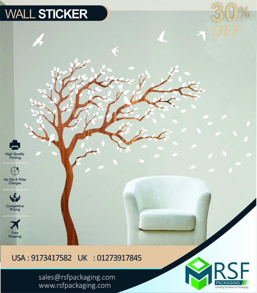 Buy Wall Stickers online! Free delivery all over the World ✓ Great Selection ✓ Excellent customer service ✓ Find everything for a beautiful home. 
Inbox Us or Order Now bit.ly/2HRgQzx

#MondayMorning #Wallpapers #wallstickers #Stickers 
#SOPE #AprilFools #homedecor