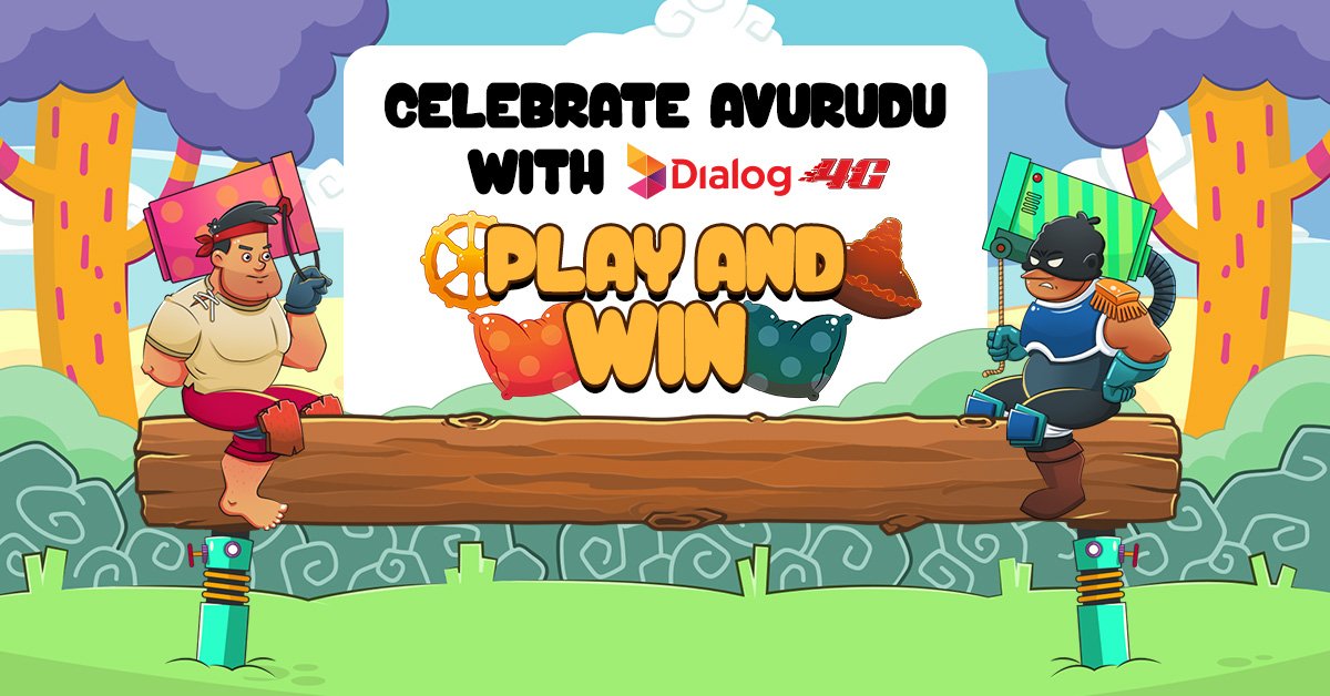 dialoglk's tweet photo. Hurry! Play some online ‘Kottapora’ and ‘Lissana Gaha’ this Avurudu Season and stand a chance to WIN FREE DATA from Dialog 4G! Visit https://t.co/3WtnsYO1cg now to play!
#Dialog4G #DialogAvurudu #DialogAvuruduGames  #AvuruduLK https://t.co/pgXvgVqydu