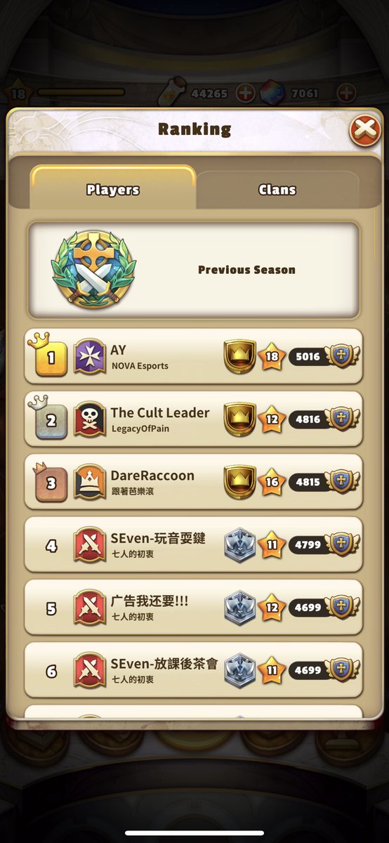 AYisGOD's tweet photo. Back to back number1😘😘😘 @OmegaWarsGame A pretty good game to kill time😉😉 #NovaStrong https://t.co/IOfywiTEPc