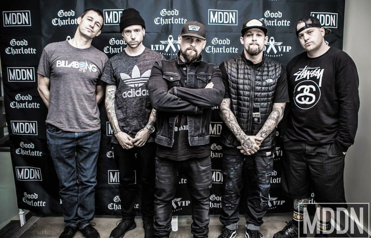 GoodCharlotteNL's tweet photo. Today our account is 3 years old and Good Charlotte started their band 23 years ago!! 🥳❤ https://t.co/0pk3DGcH9n