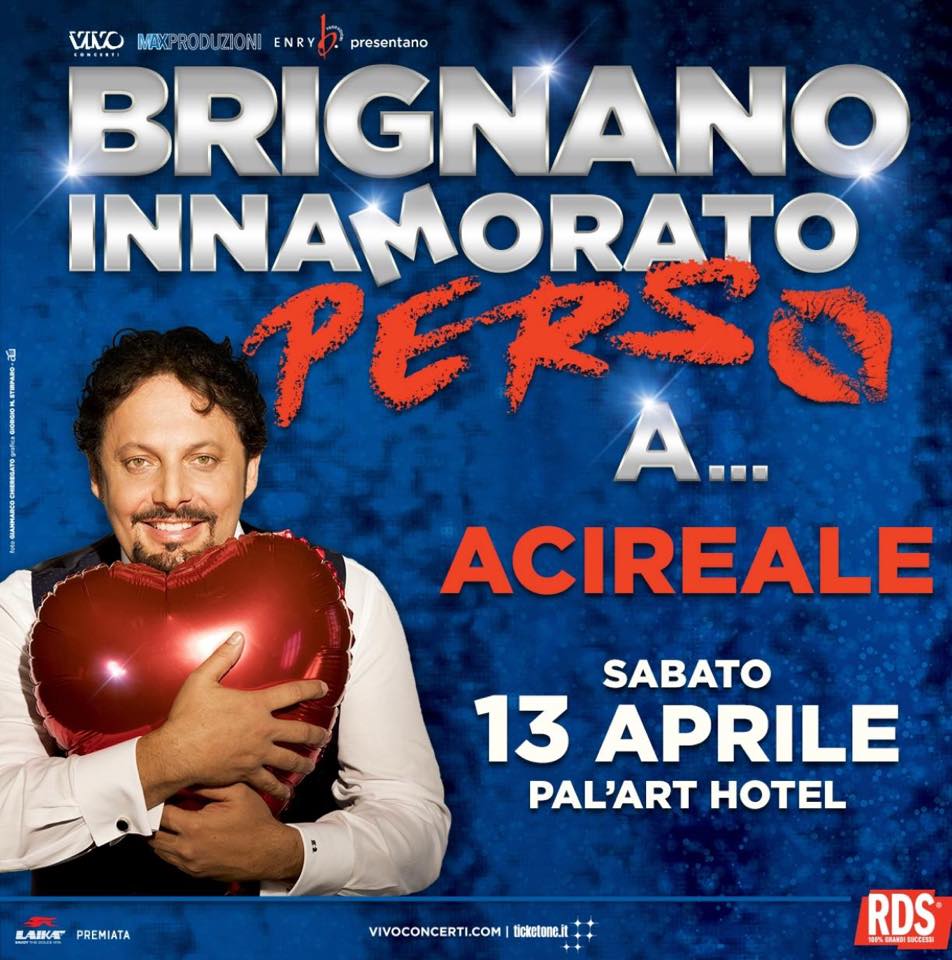 E dopo gli applausi di Montecatini, ora si va in Sicilia all'insegna del sole del mare e della buona cucina di cui sono #InnamoratoPerso! Appuntamento sabato 13 Aprile al Pal’Art Hotel di Acireale. Biglietti disponibili esclusivamente sul sito di TicketOne https://t.co/Qk0lInV6Ye https://t.co/r9FuAgJI4g