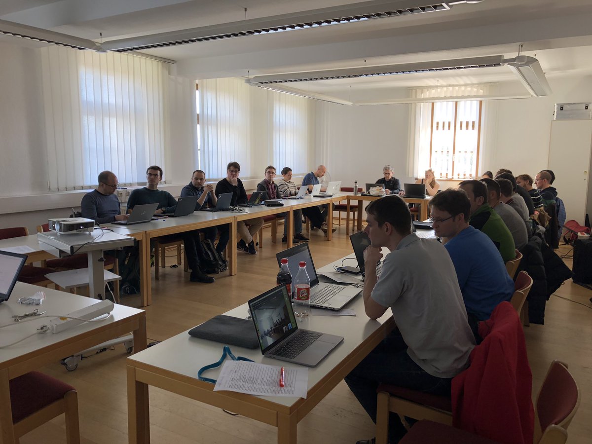fabelfroh's tweet photo. @denbiOffice #deNBI MetaRbolomics hackathon just starting https://t.co/qE6ahkKyZm