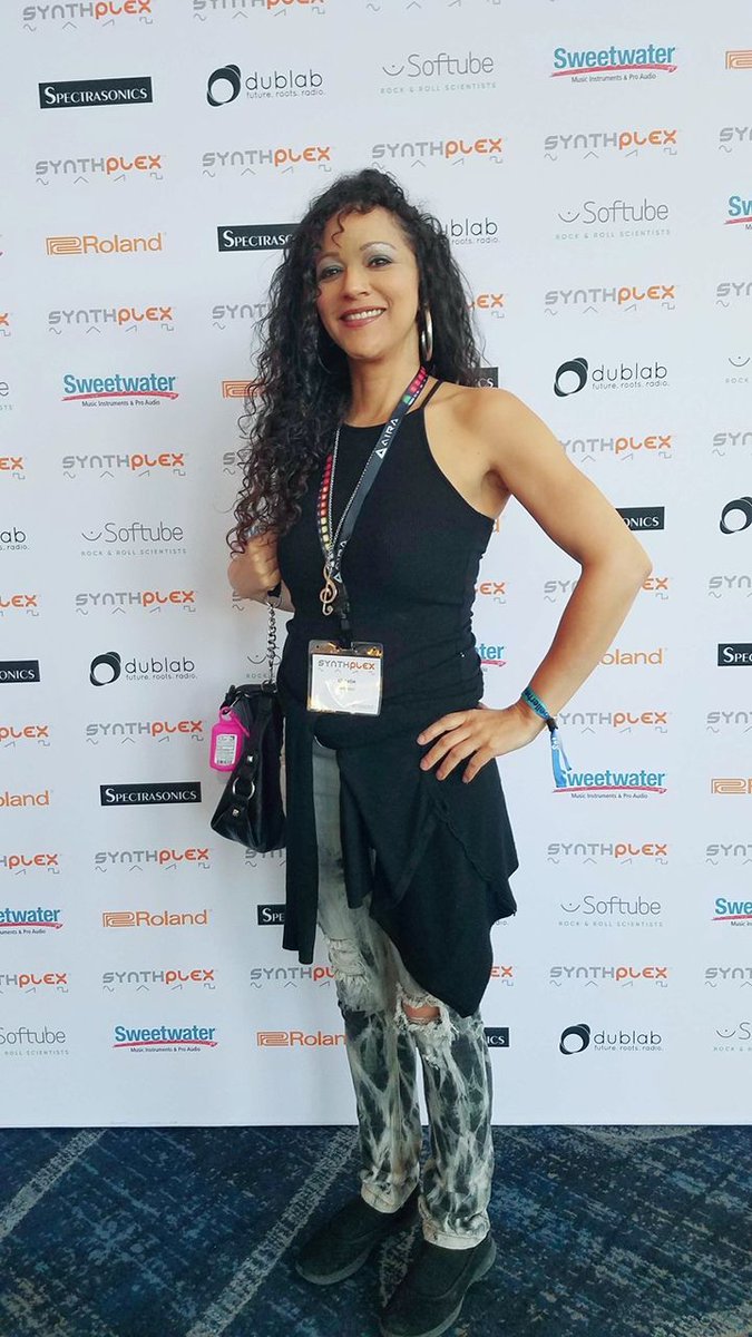 iamchristieann's tweet photo. Had a great time at synthplex last weekend. Looking forward to the next one! Thanks @rejyna.usa for shooting this!

#synthplex2019 
#synthplex 
#synth
#music 
#musician https://t.co/ETk9E5sW9b