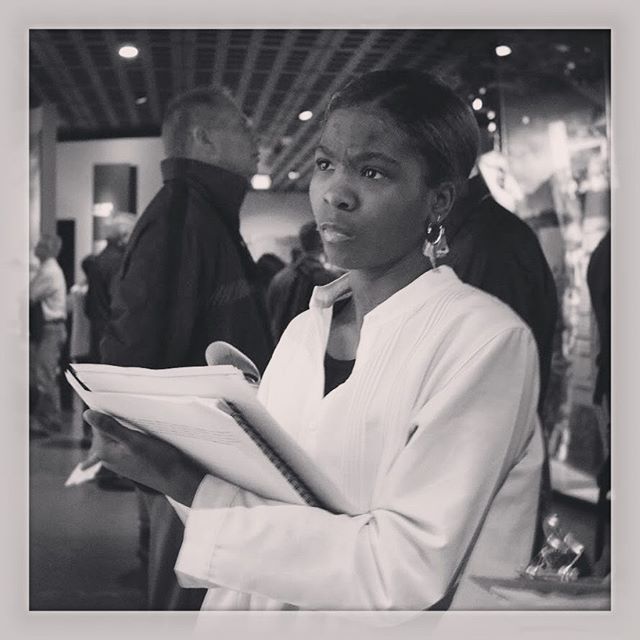 BTLHambassadors's tweet photo. Ambassador in training, Nina, works on exhibition segment outlines. This class of 50 is hard at work on their narratives and 1/3 of the way through classes. They are unstoppable. #btlh #whatidomatters https://t.co/vP0U7sQfOE https://t.co/OF1ToAWEX3