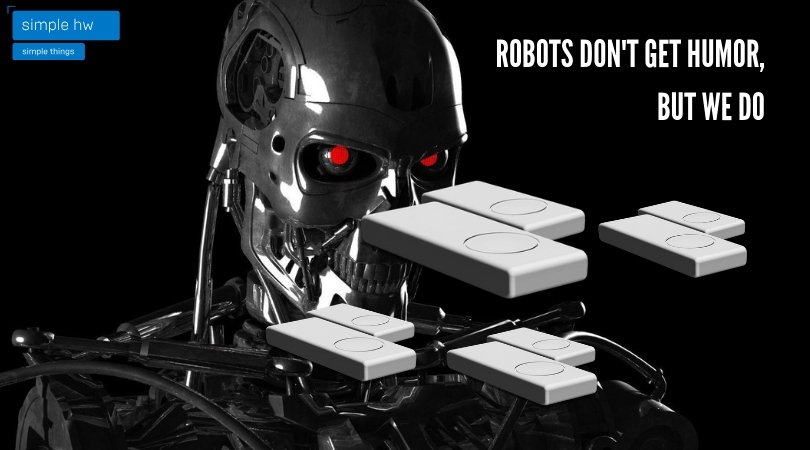 simple_hw's tweet photo. "Creative language — and #humor in particular — is one of the hardest areas for computational intelligence to grasp"! We choose better approach! Less is always more, so let's keep it simple! https://t.co/vtJcjdmJcp
#AprilFools #AI #IoT #Sigfox #simplehw #InternetOfThings #robots https://t.co/IyvMmm90l8