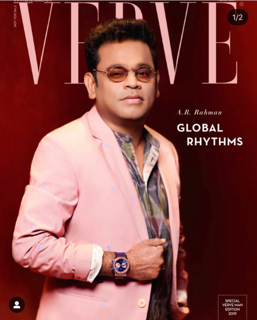 Nitasha22's tweet photo. #NewWork - cover shoot with the genius #arrahman for #vervemagazineindia, styled with a fresh summer twist in #SuketDhir 👔 and #tisastudio 🥼#raybans 🕶 #luxottica 📸 @dabbooratnani https://t.co/AKr6wUs65J