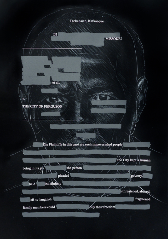 SusannahFox's tweet photo. Art + data + protest: #TheRedactionProject with the artists #TitusKaphar, @dwaynebetts and their collaborators @equalityAlec of @CivRightsCorps, @ten_ten and @mckltype: https://t.co/h97uTshp6E https://t.co/kHnP9YDp2j