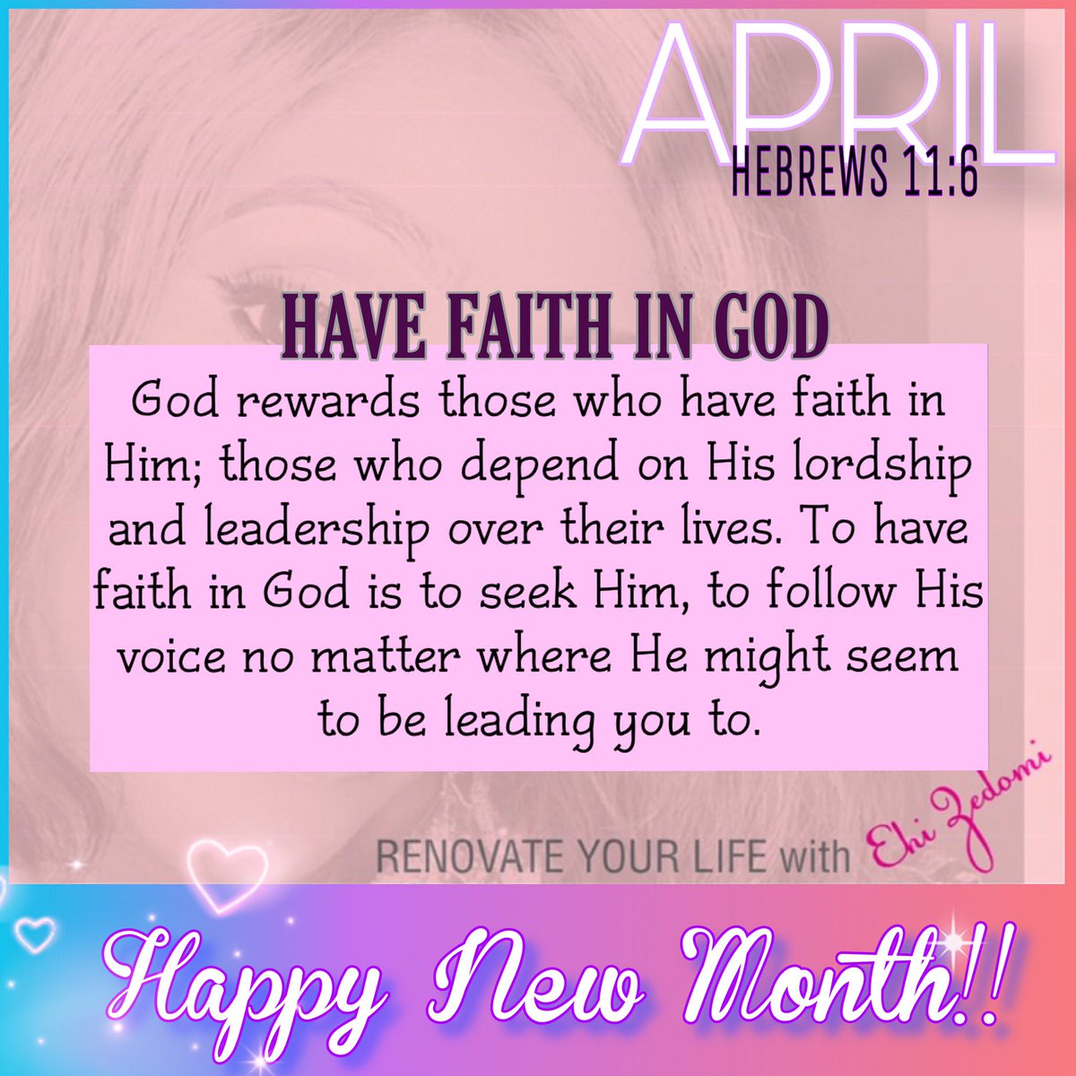 EhiZedomi's tweet photo. Happy New Month! Welcome to April!! https://t.co/G5b7XJbrMr https://t.co/sL81lH7luT