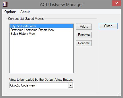 BestACTAddons's tweet image. Save your list view in ACT! using ACT! List View Manager bit.ly/RyPA5A #ActCRM @ActCRM