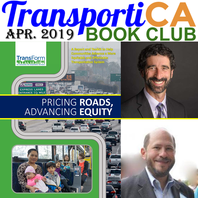 TransCABookClub's tweet photo. "Pricing Roads, Advancing Equity" by #StuartCohen(@TransForm_Alert) + #AlanHoffman is @TransportiCA's April 2019/Earth Day Book Club Selection: https://t.co/n2ZYCAfbym #calgreen #tbl #equity #sustainabletransport #urbanvisioning #consultant #congestionpricing https://t.co/8HLcVGFMq6