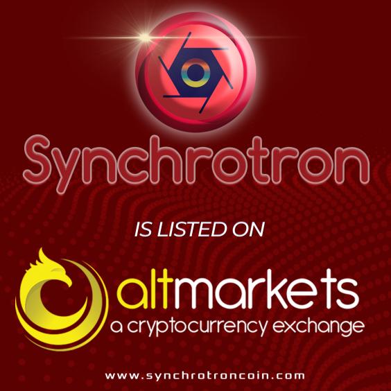 CoinSynchrotron's tweet photo. STC is listed on Altmarkets !!! @AltmarketsEX 

https://t.co/R7VEQUEmlg

#STC #AIRDROP #BOUNTY #CRYPTO https://t.co/AdxluYIhAe