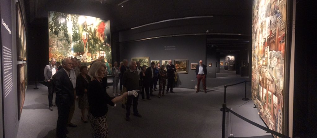 Erg bijzonder om mee te mogen maken, na sluitingstijd een rondleiding <a href="/LimburgsMuseum/">Limburgs Museum</a> van Evert Thielen met alle parkbewoners. Aansluitend heerlijk dineren tussen de schilderijen. #indrukwekkend