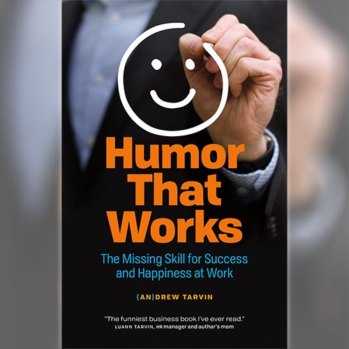 tarvintalks's tweet image. Beyond excited to announce that my new book, #HumorThatWorks is out today! It's no #AprilFools, this book can help you find ways to be more productive, less stressed, and happier. Check it out at gethumor.org/buybook