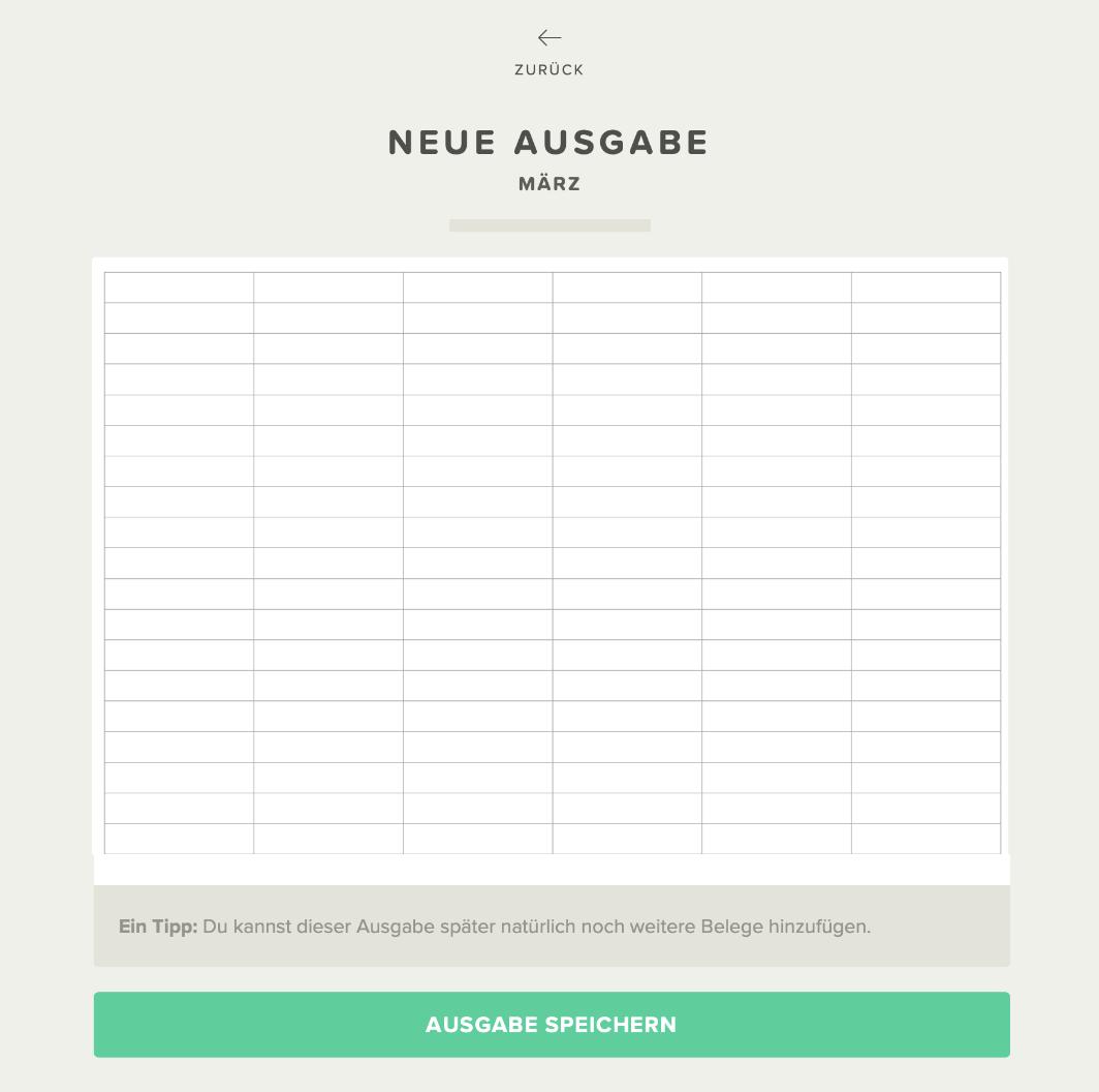 Endlich wieder Reisekosten wie mit Excel erfassen! Testet unser neues UI für Power User, nur heute.