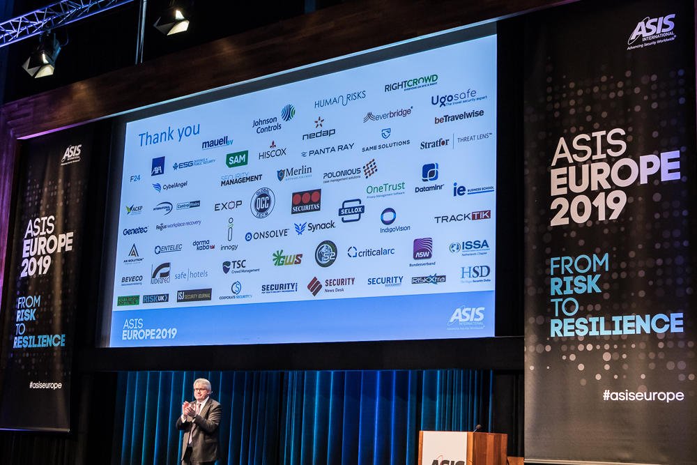 ASISEurope's tweet photo. 1/2 ASIS Europe 2019 broke records in Rotterdam! With over 900 registrants from more than 60 countries and 45 exhibitors, this was ASIS' largest ever European event. 
#asiseurope https://t.co/kOwf3voWLj